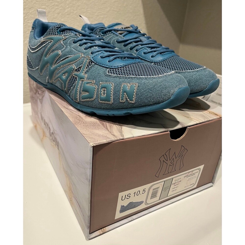 Watson Loppro Ripped Denim Sneakers Men’s Size 10.5 Blue New in Box